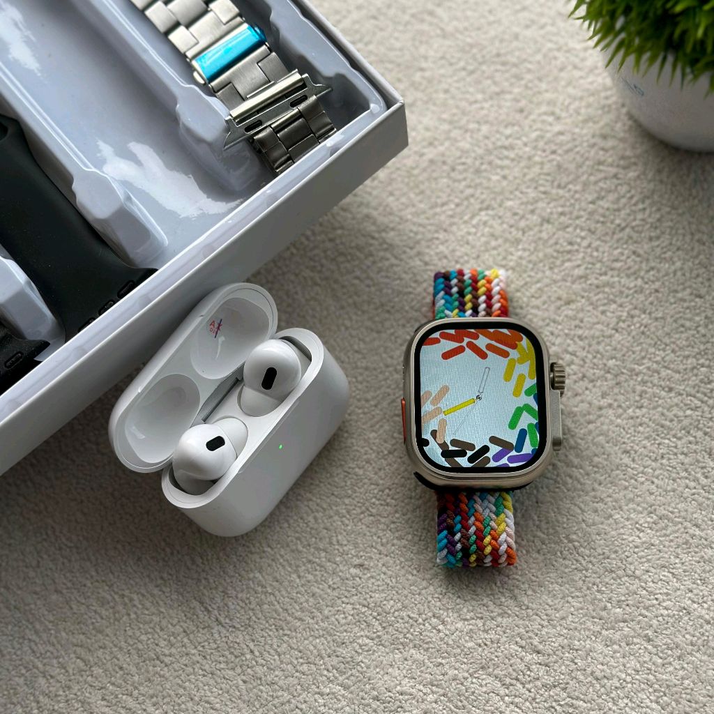 i20 Ultra Smart Watch With Airpods